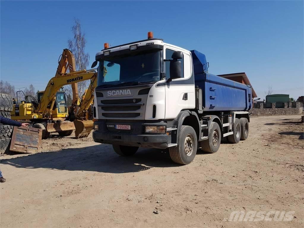 Scania G480 8x4 Portaalsysteem vrachtwagens