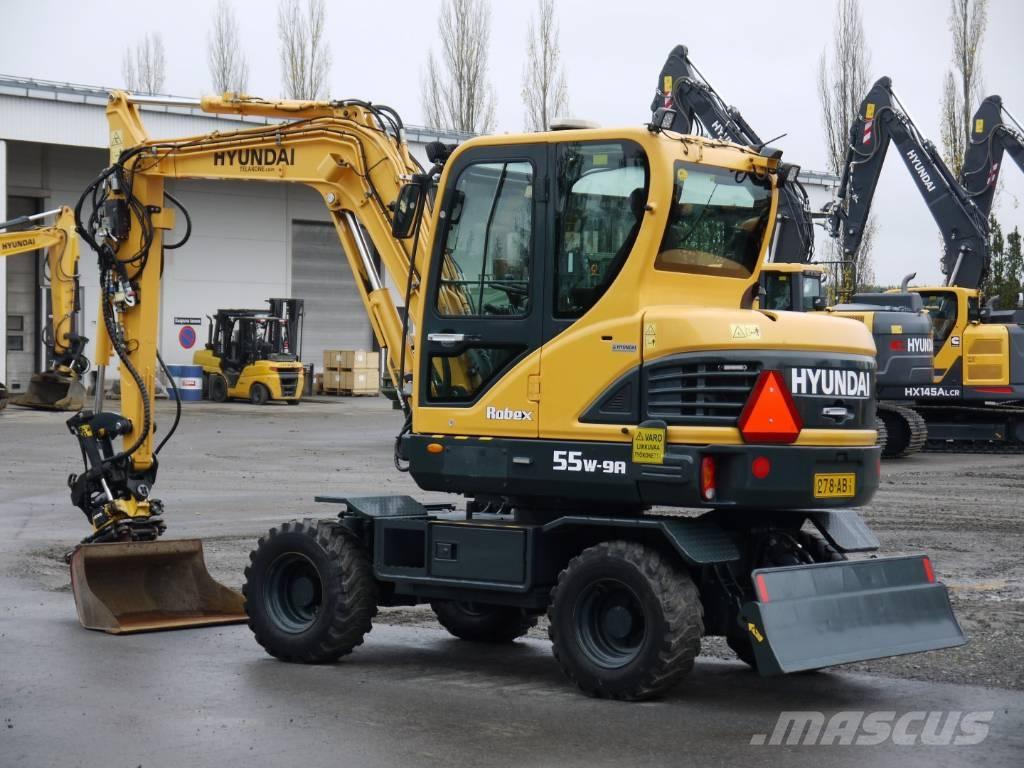 Hyundai R 55W-9A Wielgraafmachines
