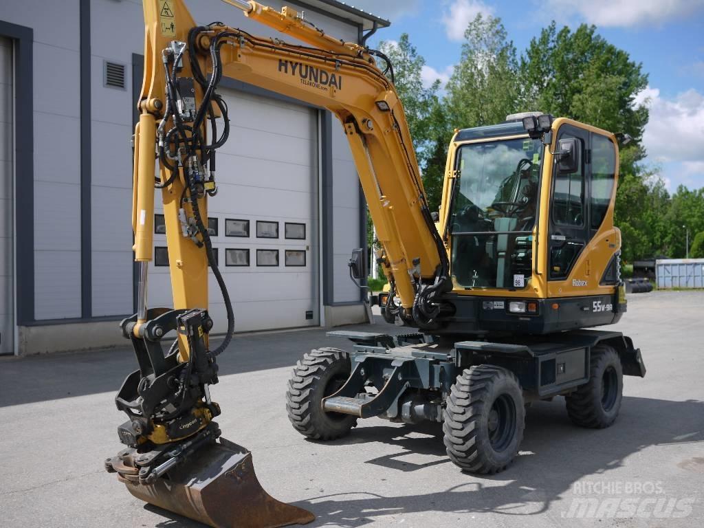 Hyundai R 55W-9A Wielgraafmachines