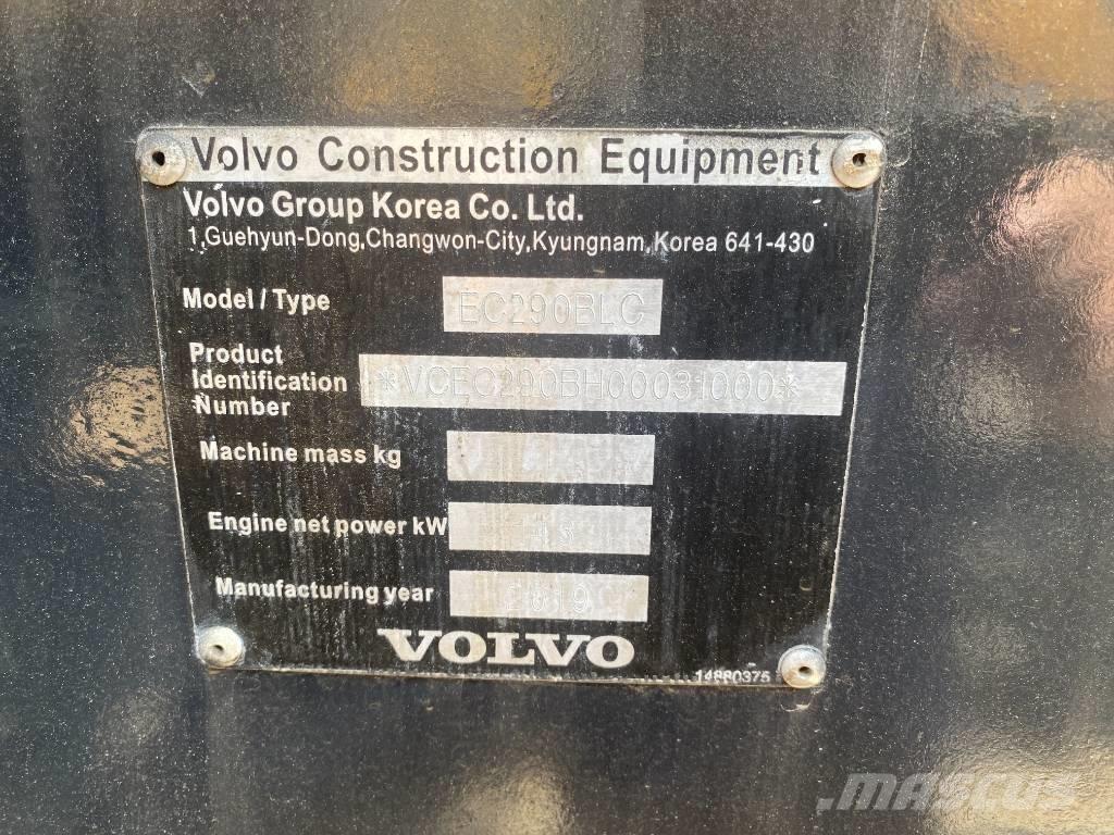 Volvo EC 290 B LC Rupsgraafmachines