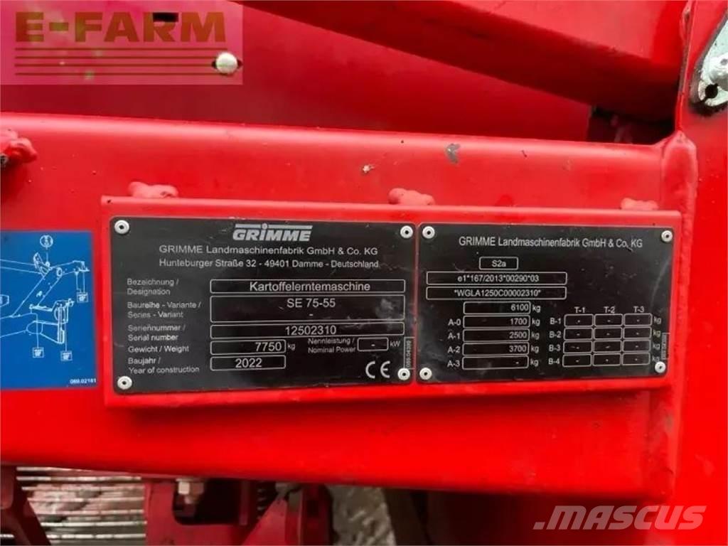 Grimme se 75-55 sb Aardappel materieel - Overigen