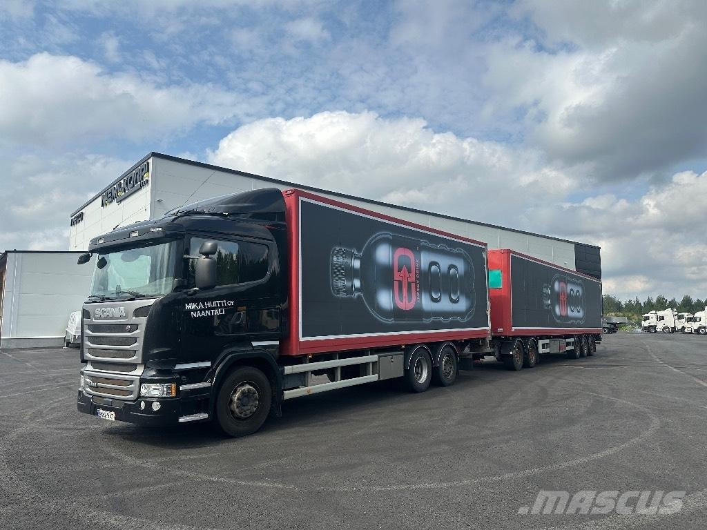 Scania R 450 Bakwagens met gesloten opbouw