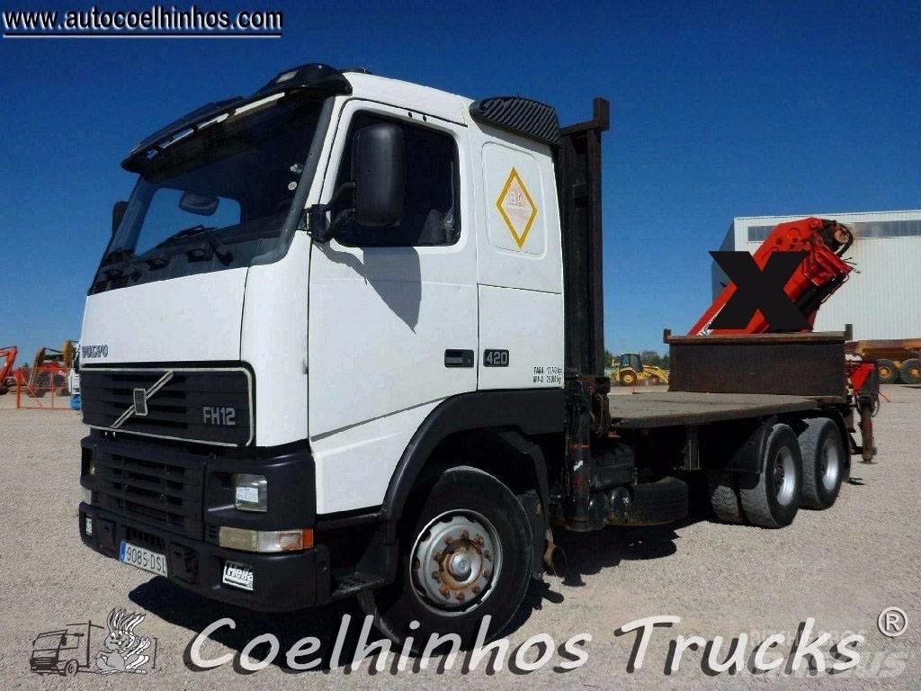 Volvo FH12 420 6x4 Platte bakwagens