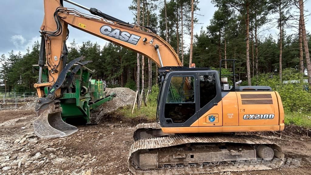 CASE CX 210 D Rupsgraafmachines