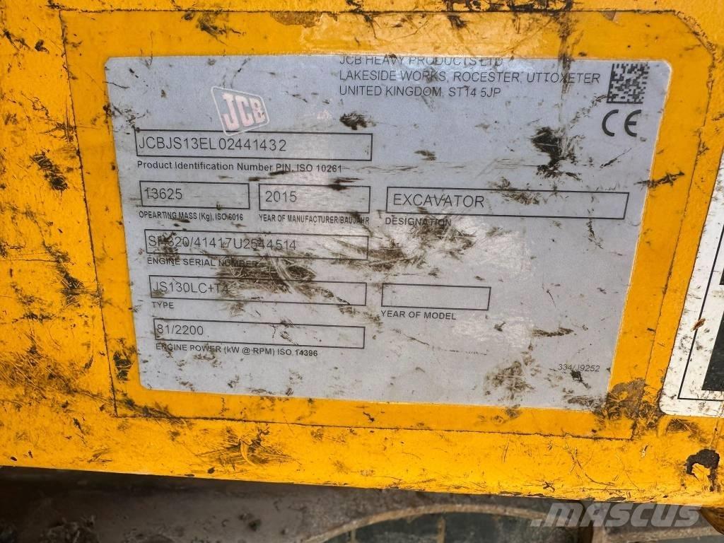 JCB JS 130 LC Rupsgraafmachines