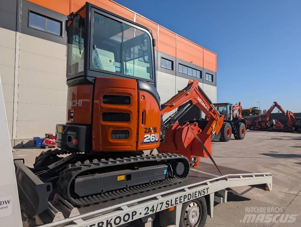 Hitachi ZX 26 U-6 Minigraafmachines < 7t