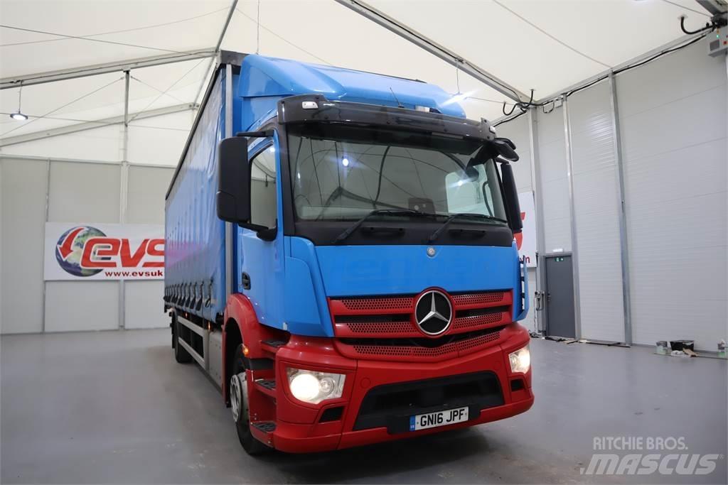Mercedes-Benz ANTOS 1824 Schuifzeilopbouw