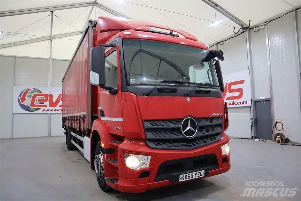 Mercedes-Benz ANTOS 1824 Schuifzeilopbouw