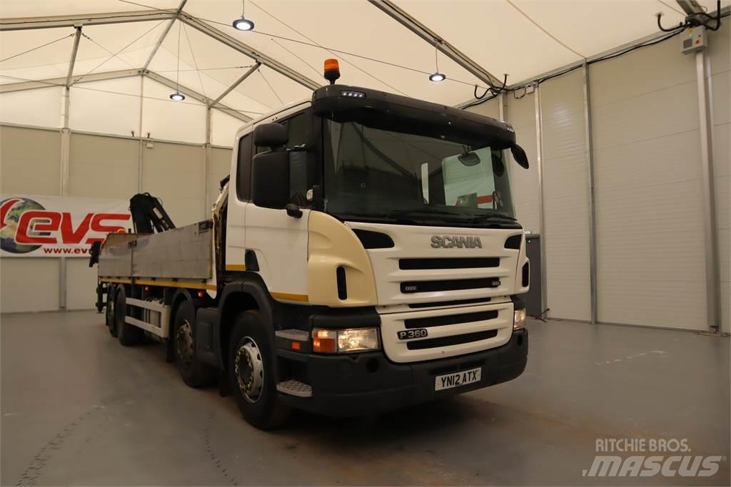 Scania P360 DROPSIDE REAR Ruw terrein kranen