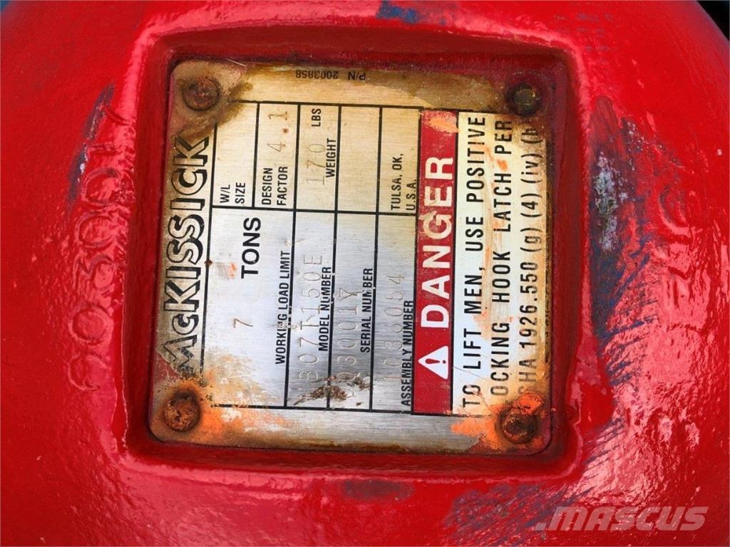  McKissick Kranen onderdelen en gereedschap