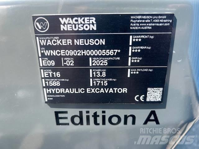 Wacker Neuson ET 16 Rupsgraafmachines