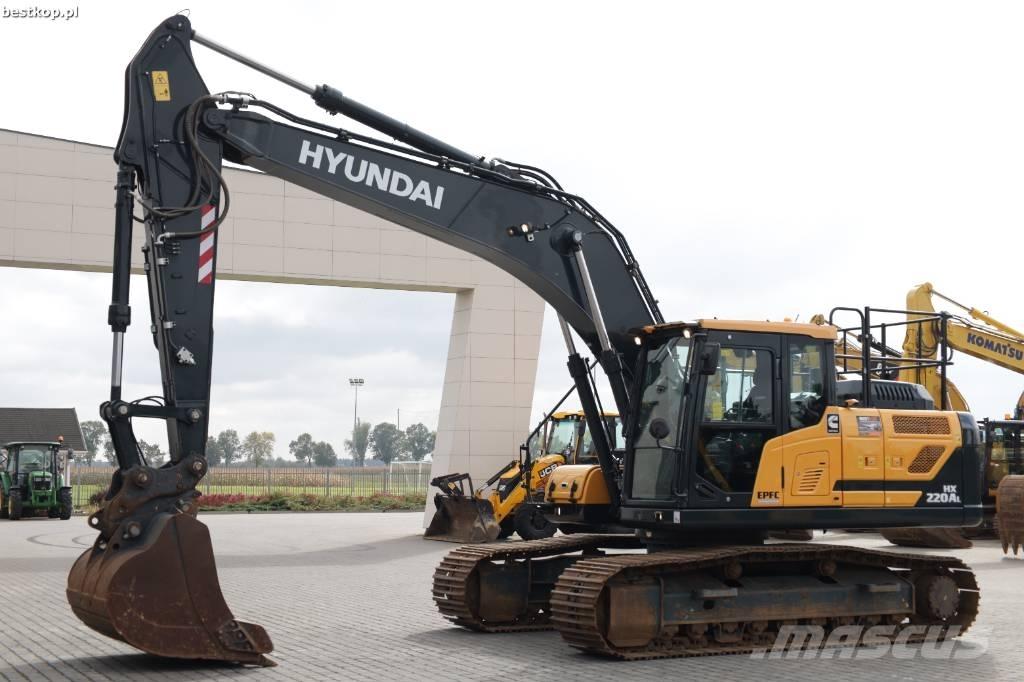 Hyundai HX 220 AL Rupsgraafmachines