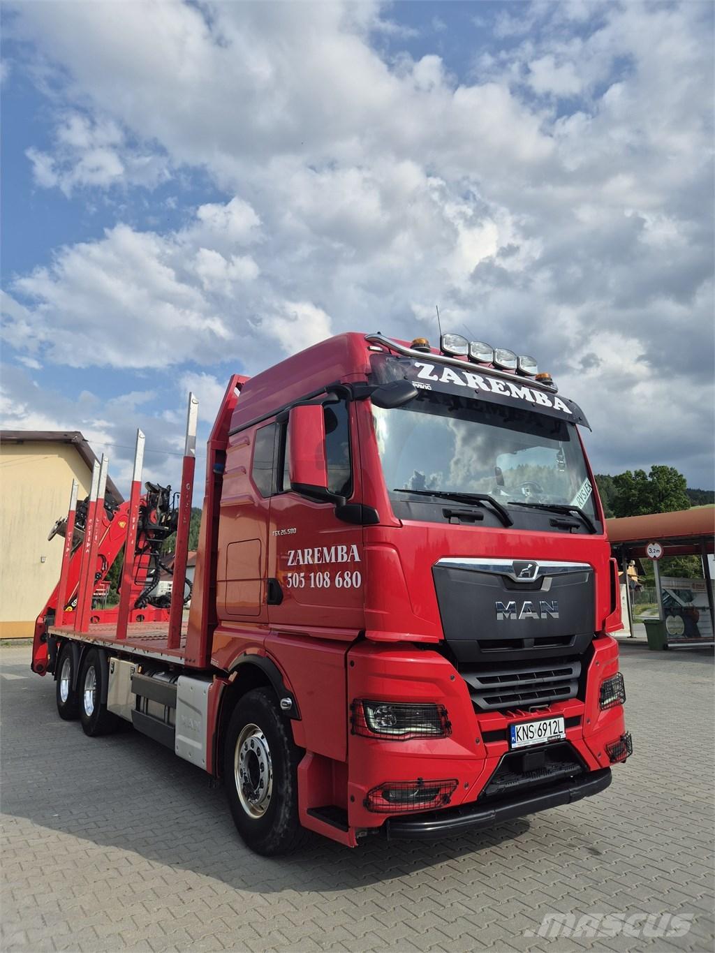 MAN TGX 26.580 Hout-Bakwagens