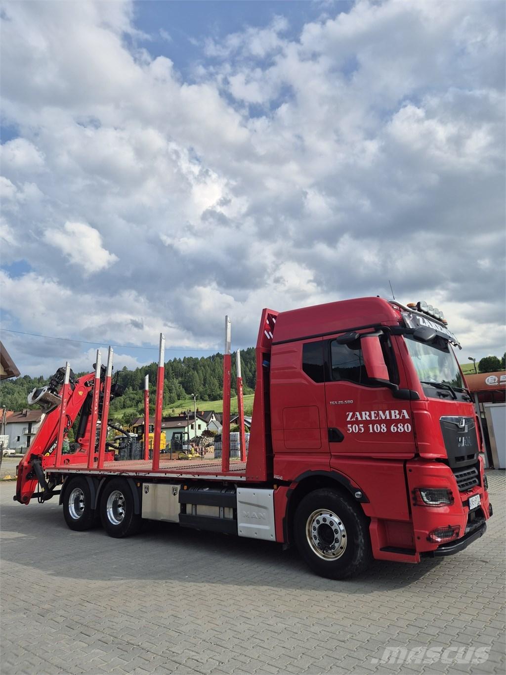 MAN TGX 26.580 Hout-Bakwagens