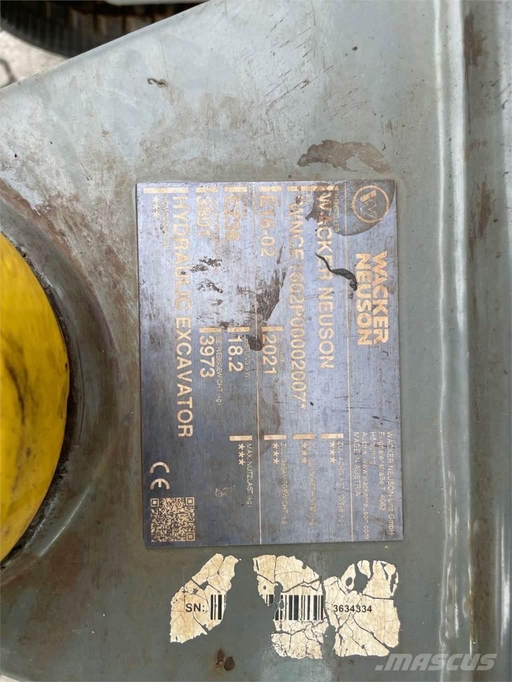 Wacker Neuson EZ36 Rupsgraafmachines