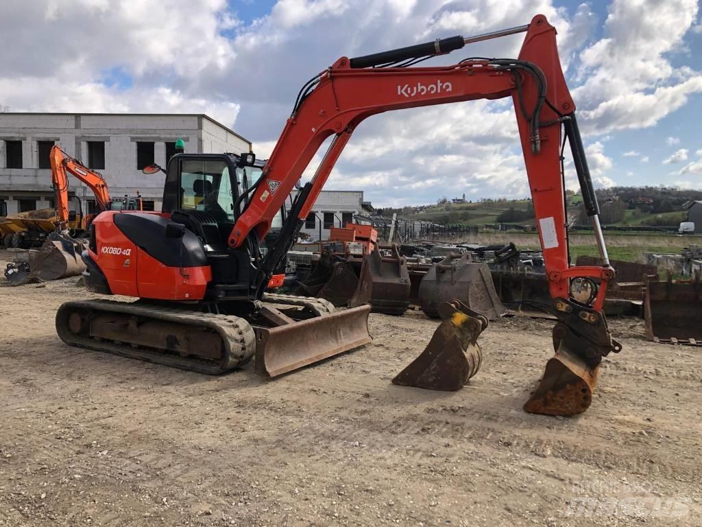 Kubota KX 080-4 Rupsgraafmachines