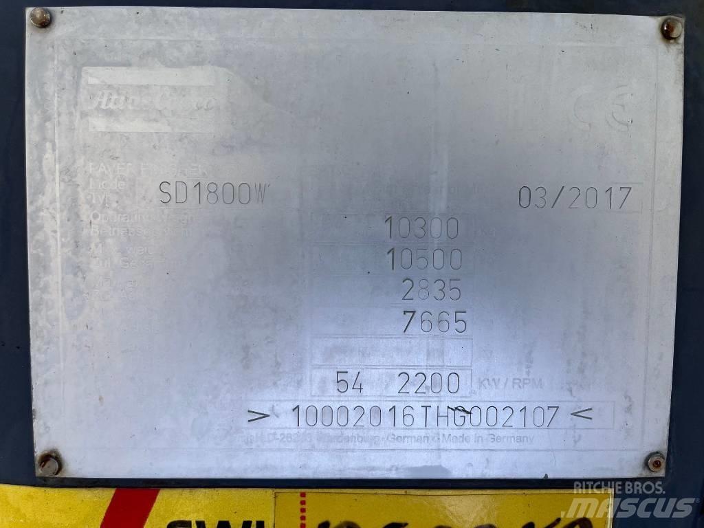 Dynapac SD 1800 W Asfaltafwerkmachines