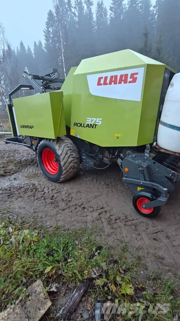 CLAAS 375 Uniwrap Ronde-balenpersen