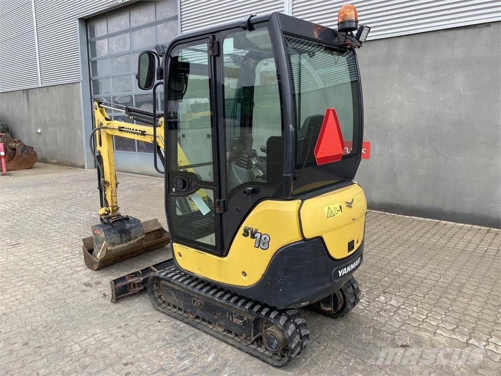 Yanmar SV18 Wielgraafmachines