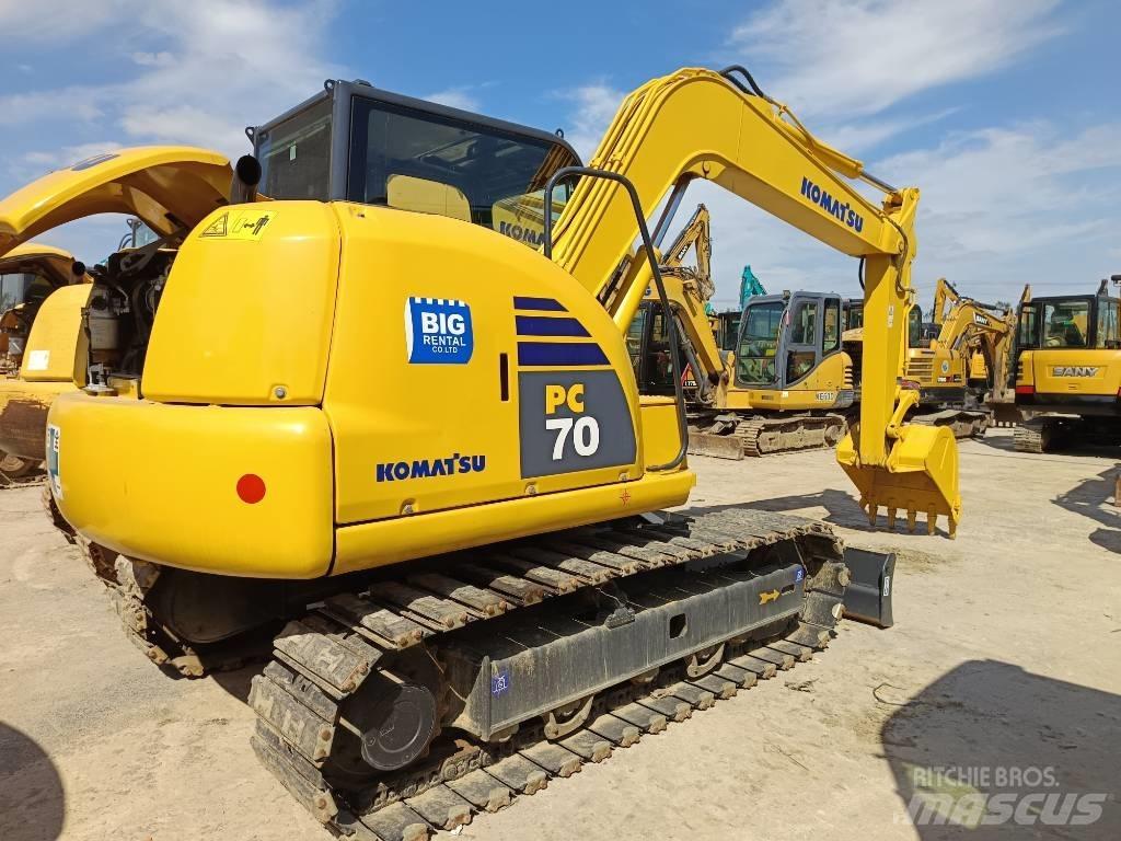Komatsu PC 70 Rupsgraafmachines