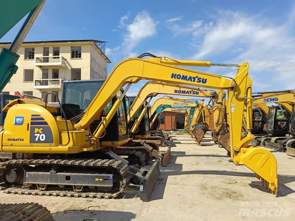 Komatsu PC 70 Rupsgraafmachines