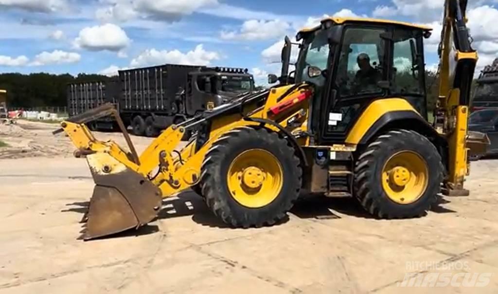 CAT 444 E 4x4 Graaf-laadcombinaties