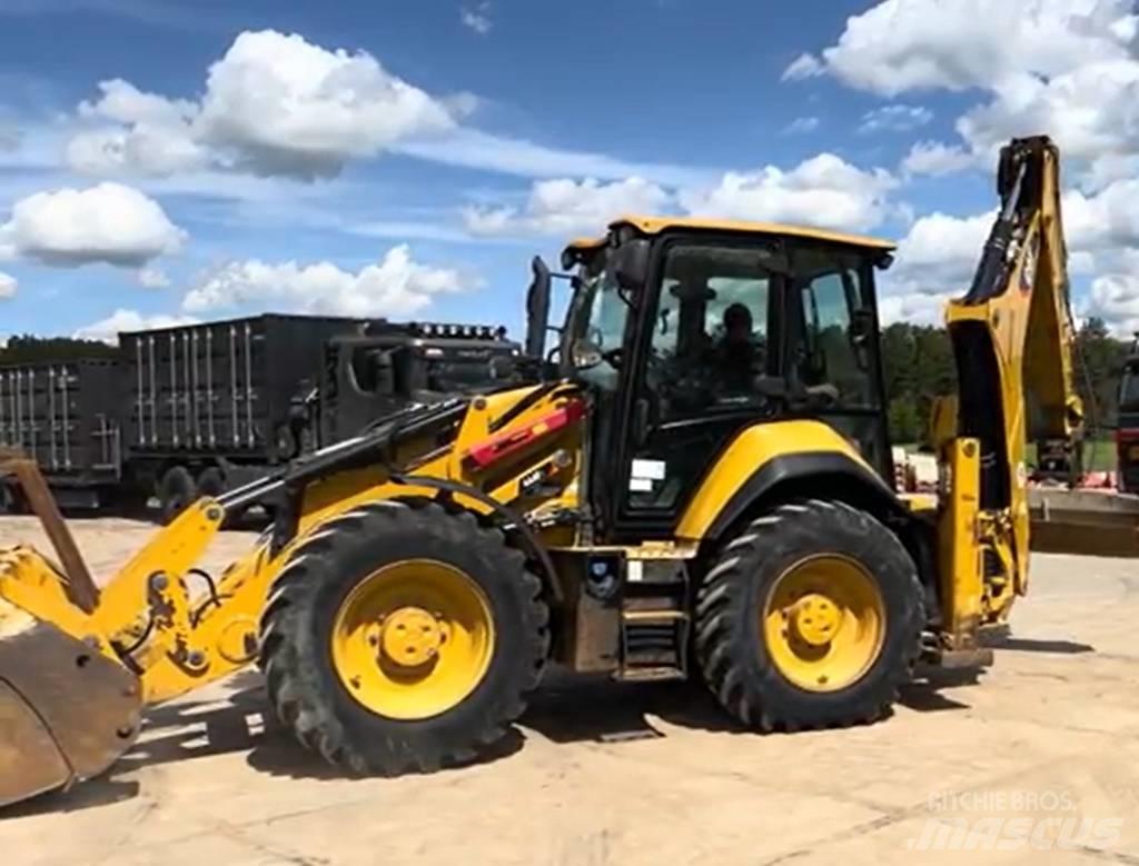 CAT 444 E 4x4 Graaf-laadcombinaties