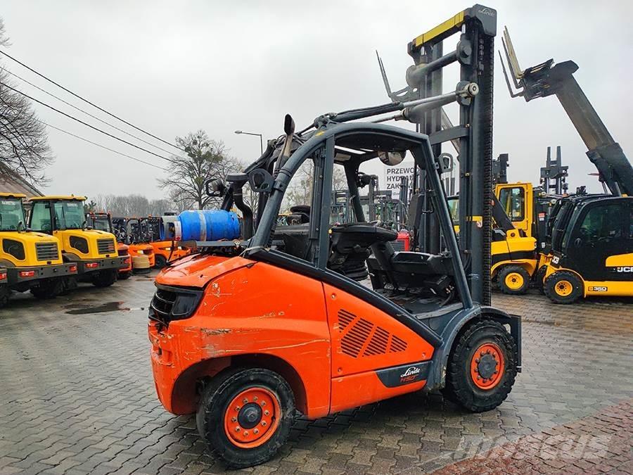 Linde H50T-02 LPG heftrucks