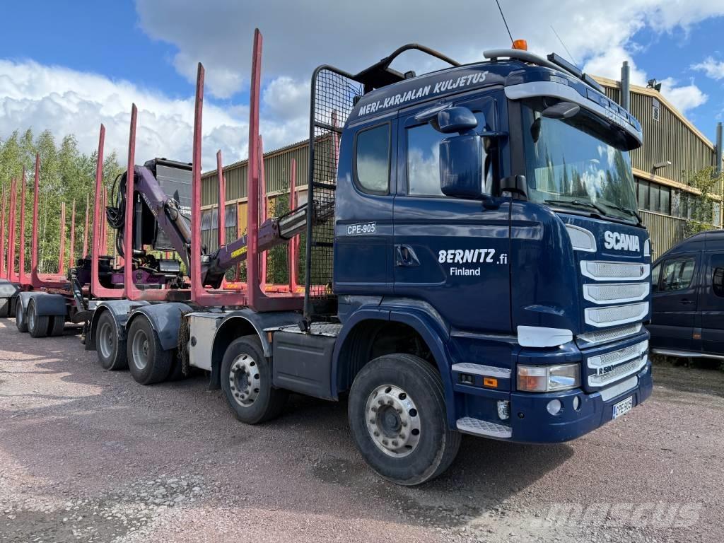 Scania R 580 Hout-Bakwagens
