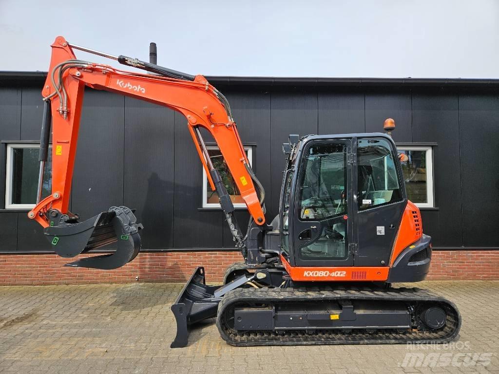 Kubota KX 080-4 Midigraafmachines 7t - 12t