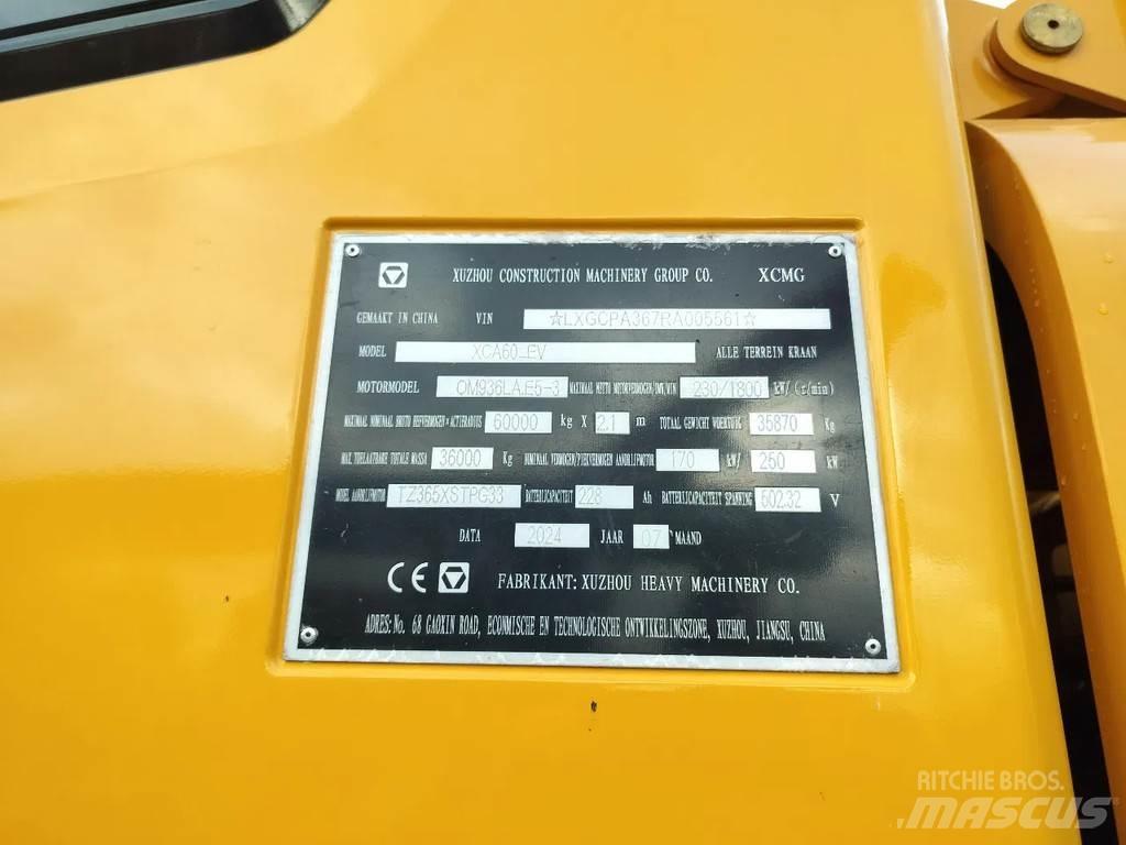 XCMG XCA60_EV Kranen voor alle terreinen