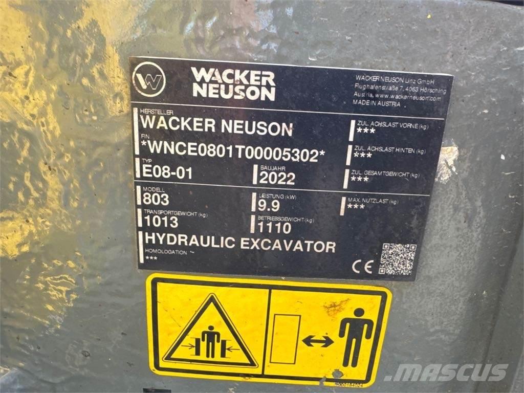 Wacker Neuson 803 Rupsgraafmachines