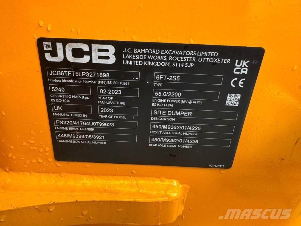 JCB 6T-2FT Mini Dumpers