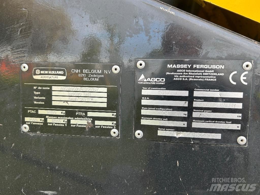New Holland BB 9090 Vierkante balenpers