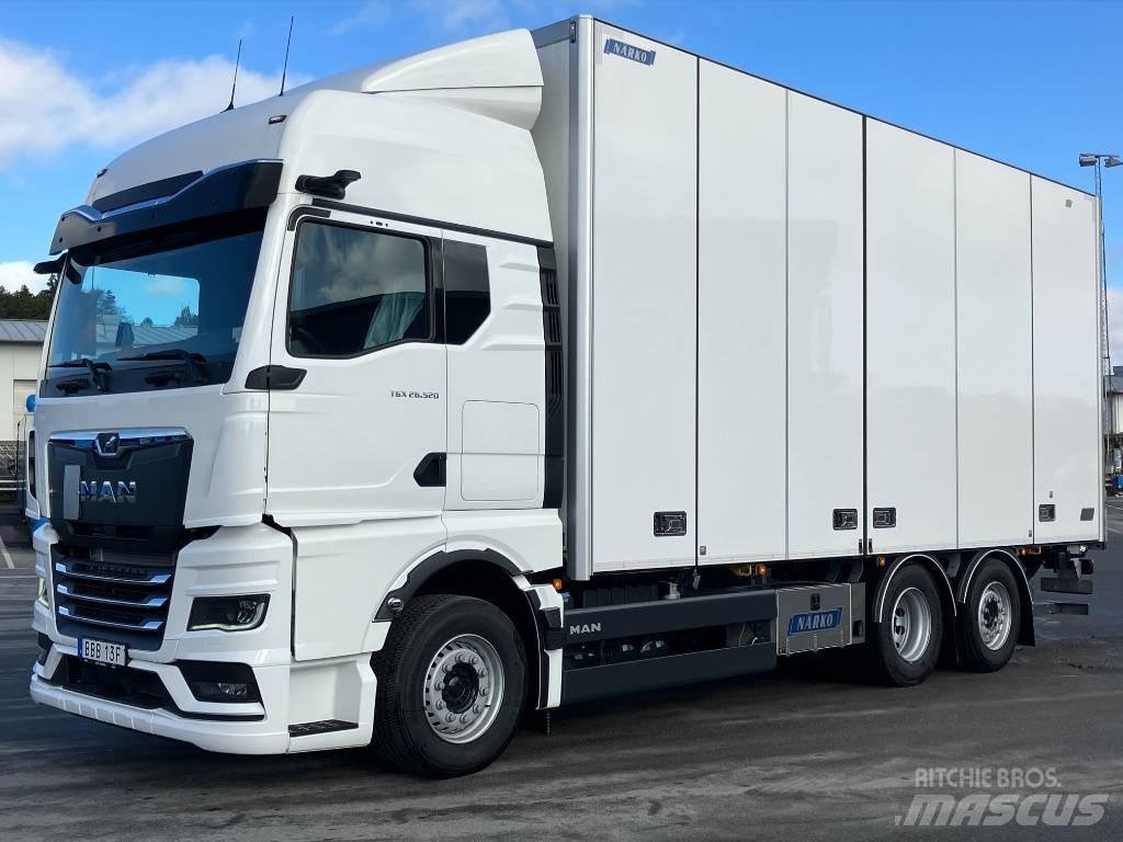 MAN TGX 26.520 Bakwagens met gesloten opbouw