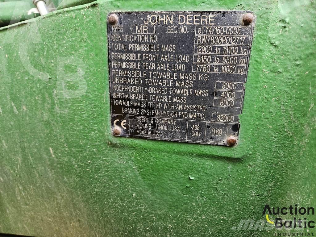 John Deere 7830 Tractoren