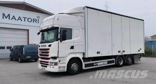 Scania R 490 6x2 Bakwagens met gesloten opbouw