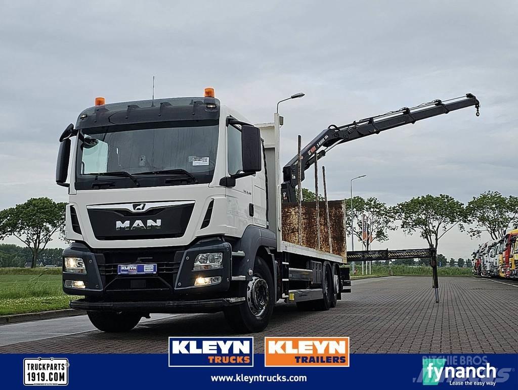 MAN 26.460 TGS Platte bakwagens