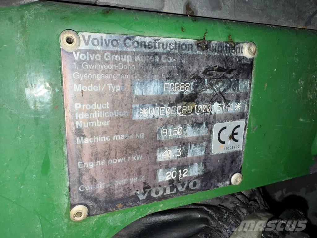 Volvo ECR88 Minigraafmachines < 7t