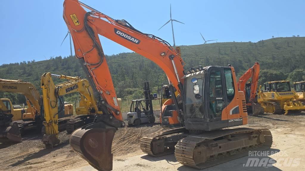 Doosan DX140LCR-5 Rupsgraafmachines