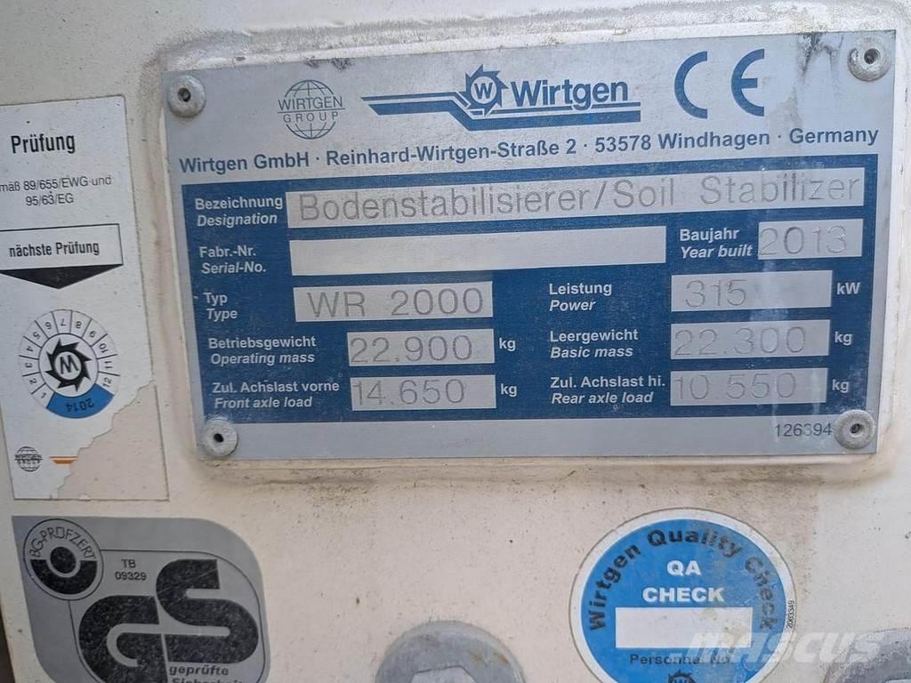 Wirtgen WR2000 Asfalt recyclers