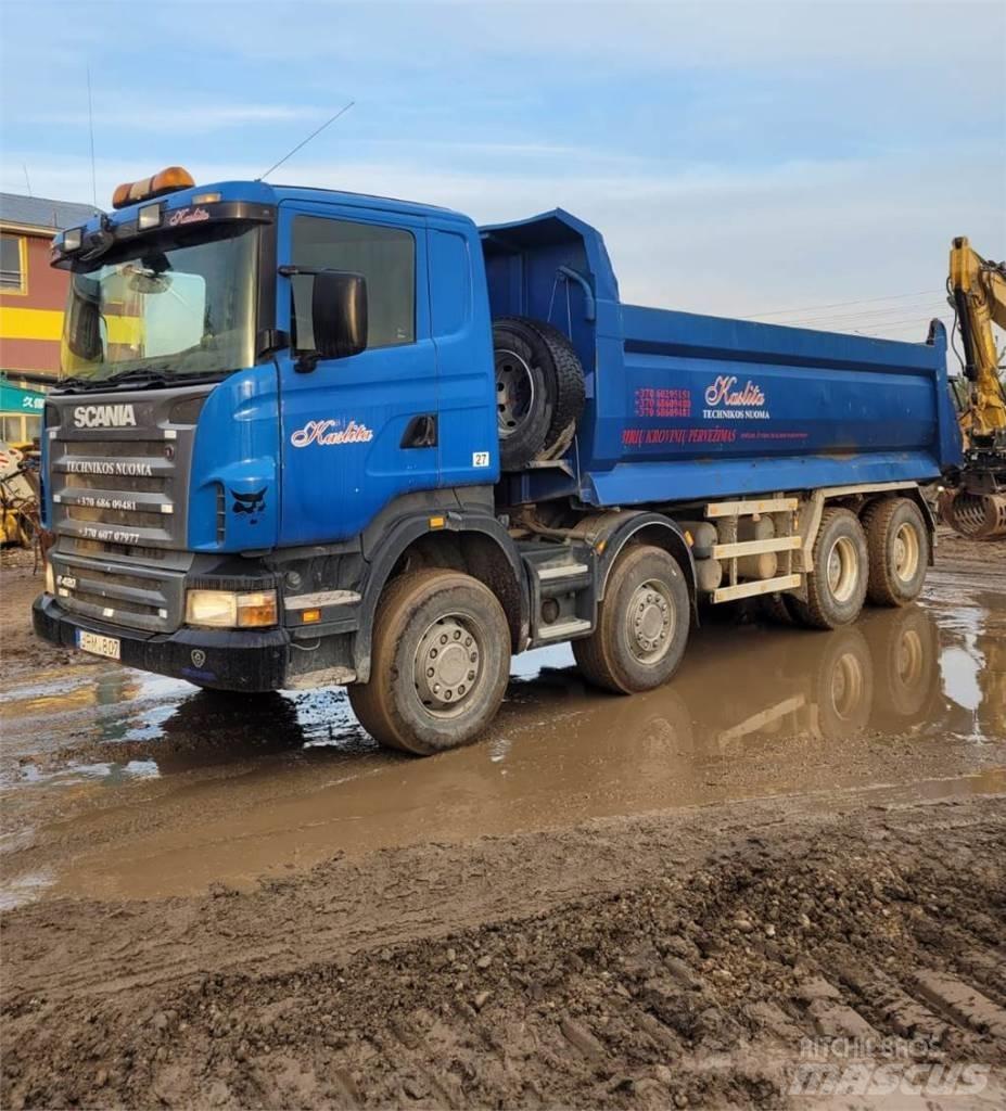 Scania R 420 8X4 Portaalsysteem vrachtwagens