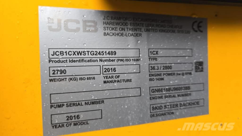 JCB 1 CX Graaf-laadcombinaties