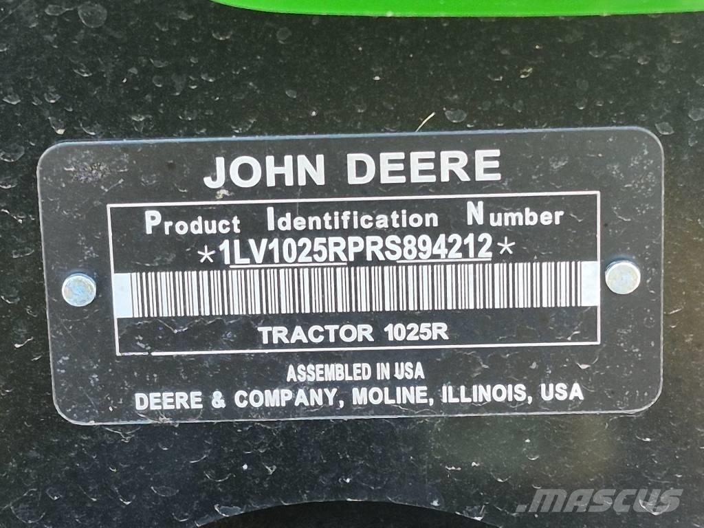 John Deere 1025 R Tractoren