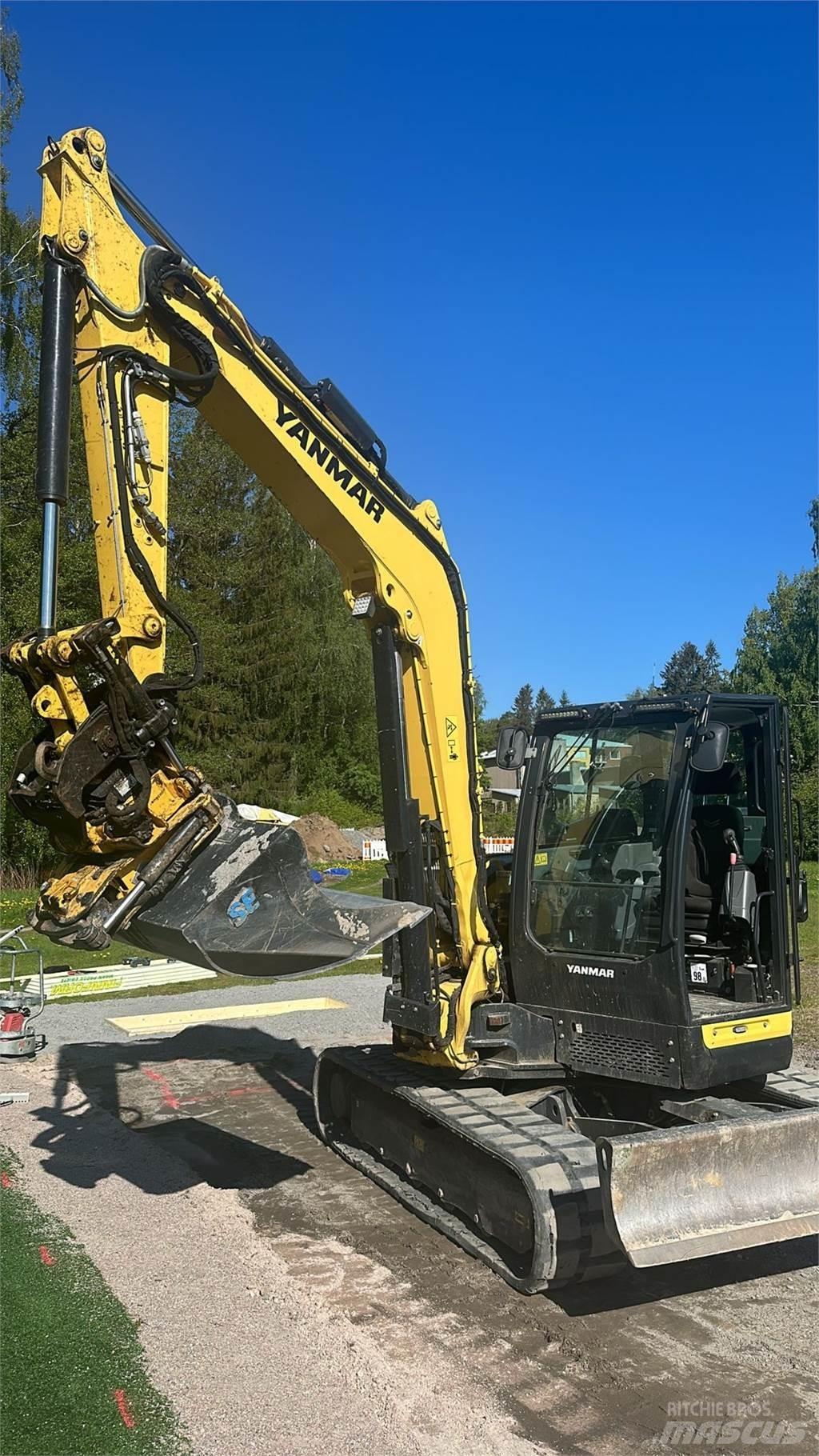 Yanmar Vio 80-1A Midigraafmachines 7t - 12t