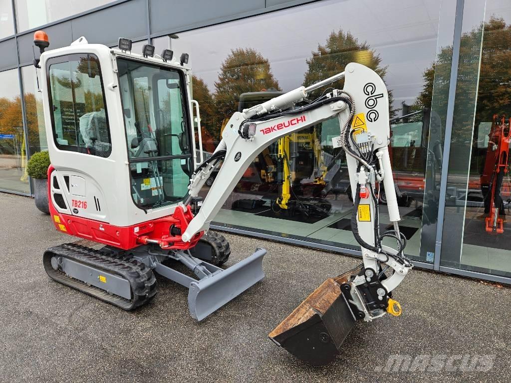Takeuchi TB 216 Minigraafmachines < 7t