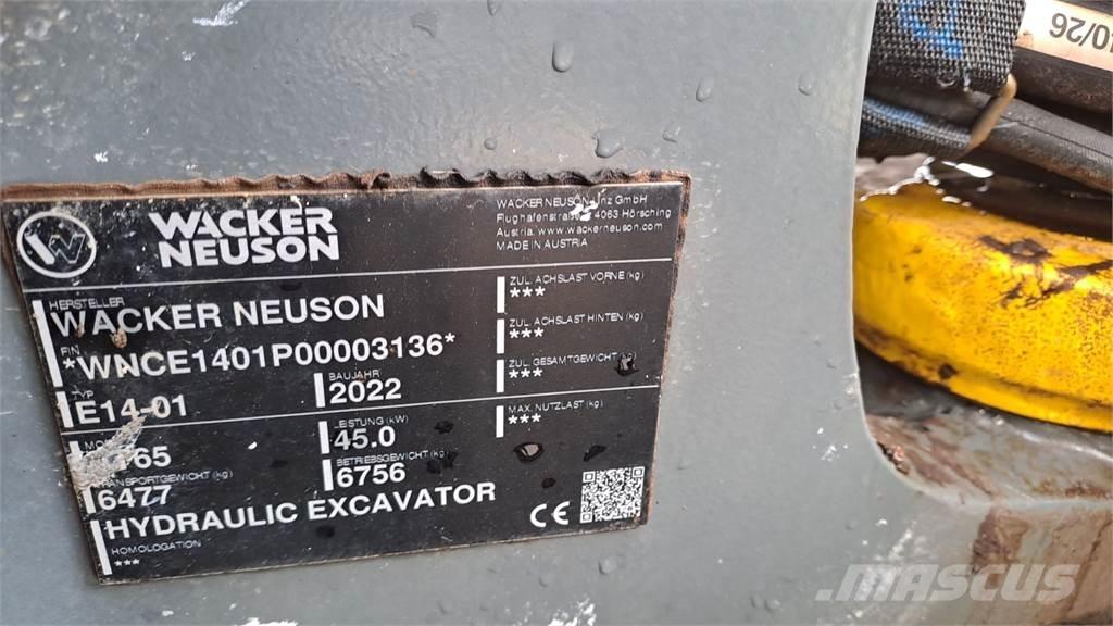 Wacker Neuson ET65 Rupsgraafmachines