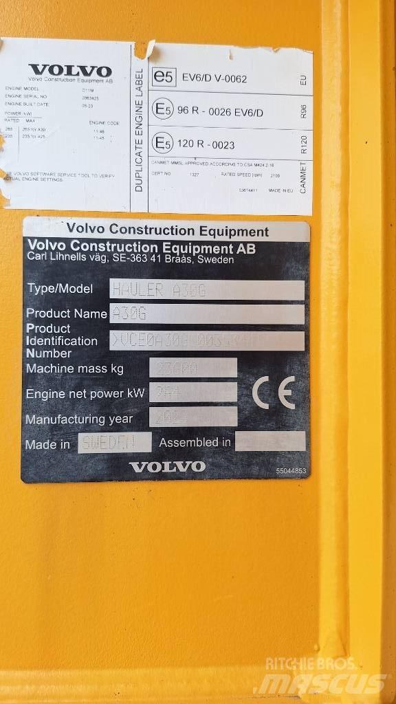 Volvo A30G Knik dumptrucks