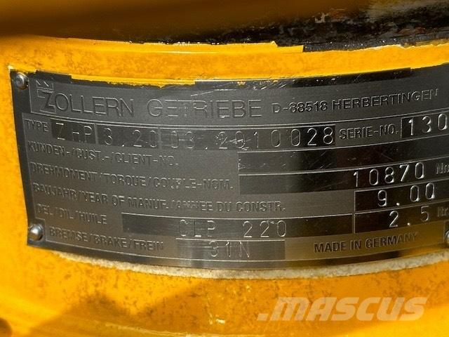  ZOLLERN  ZHP 3.20 Transmissie