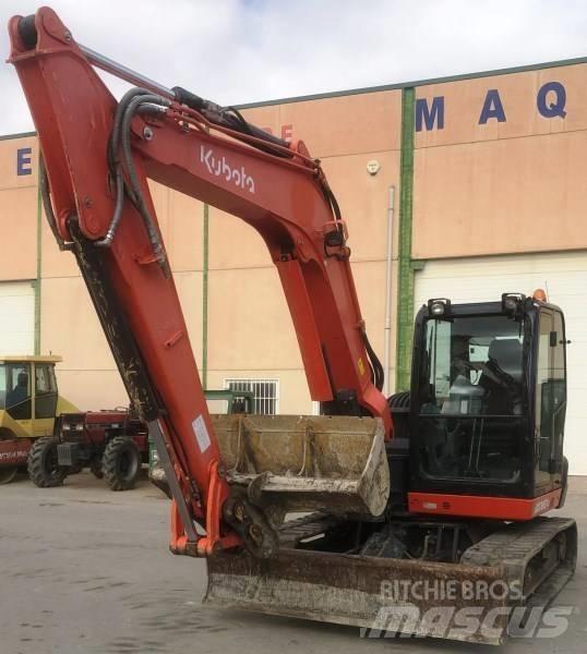 Kubota KX 080-4 Midigraafmachines 7t - 12t
